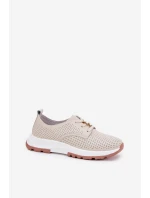 Kožené Polobotky Dámské S Připínacím Květem Artiker 54C1811 Béžové Kožené Polobotky Dámské S Připínacím Květem Artiker 54C1811 Béžové