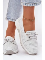 Dámské polobotky na platformě 56C2101 Bílá - Artiker