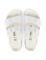 Birkenstock dámské/pánské žabky Birkenstock Arizona Birko-Flor Regular wide-foot for summer white (1019061)