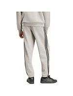 Pánské kalhoty adidas Essentials 3-Stripes Fleece Tapered Cuffed, šedé, KY4127 Pánské kalhoty adidas Essentials 3-Stripes Fleece Tapered Cuffed, šedé, KY4127