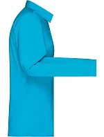 Daiber JN 677 Popelínová halenka s dlouhým rukávem 02.0677 turquoise Daiber JN 677 Popelínová halenka s dlouhým rukávem 02.0677 turquoise