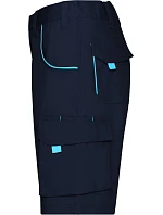 Daiber JN 872 (62) Pracovní bermudy - Color 02.872X navy/turquoise Daiber JN 872 (62) Pracovní bermudy - Color 02.872X navy/turquoise