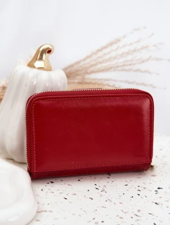 Lakovaný dámský peněženka s razbou Červený Rivonna