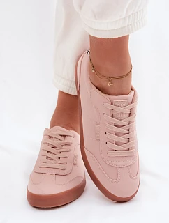 Dámské tenisky z textilu Big Star TT274359 Růžové