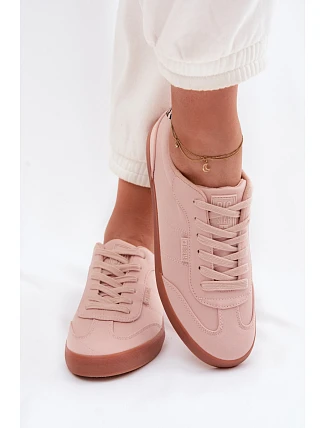Dámské tenisky z textilu Big Star TT274359 Růžové