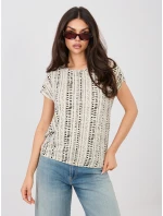 Tričko D12110M02646F světle béžové Tričko D12110M02646F světle béžové