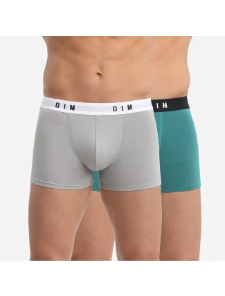Pánské boxerky 2 ks DIM BOXER ORIGINAL 2x - DIM - zelená Pánské boxerky 2 ks DIM BOXER ORIGINAL 2x - DIM - zelená