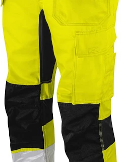 ProJob 6570 Waistpants Stretch (62-64) Strečové bezpečnostní kalhoty 64.570X yellow/black
