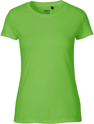 Neutral O 81001 Dámské tričko z bio bavlny 77.8101 lime Neutral O 81001 Dámské tričko z bio bavlny 77.8101 lime