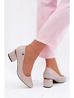 Lodičky na podpatku Vinceza 62292 Šedé