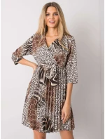 Šaty DHJ SK 11092A 2.01P černá a béžová