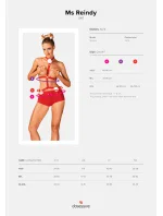 Vánoční kostým Ms Reindy set - Obsessive