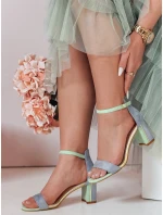 Dámské sandály na jehlovém podpatku SOFHEELS modré FashionStreet ZY0794