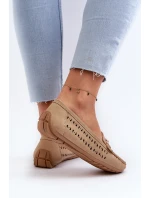 Dámské černé šněrovací mokasíny Rasirna