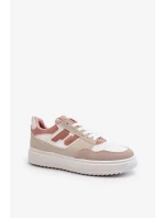 Dámské béžové nízké tenisky Regines