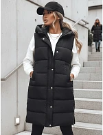 Dámská prošívaná vesta NOELIA černá FashionStreet TY3134 Dámská prošívaná vesta NOELIA černá FashionStreet TY3134