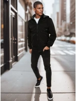 Pánská oboustranná bunda s kapucí černá FashionStreet TX4951