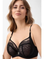 Měkká podprsenka Gorsenia G007 Lotta Black