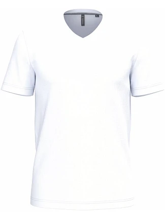 Kariban K 357 Pánské tričko s výstřihem do V 20.K357 white Kariban K 357 Pánské tričko s výstřihem do V 20.K357 white