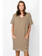 Italian Fashion Karina tunika krátká délka barva: velbloudí