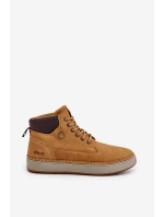 Pánské Šněrovací Boty Big Star OO174561 Hi-Poly System Camel