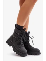 Dámské sněhule na zip Lee Cooper LCJ-24-47-3144 Černé