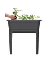 RESPANA SET ECOLINE STOJÍCÍ SKLENĚNÝ SPRCHOVÝ Kout 59,6x36,8x75,3 cm ANTRACITOVÝ