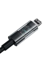 Baseus Gem USP C-IP 20W kabel 2m (černý)
