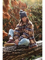 Beechfield B 443 Pletená čepice Snowstar® 53.0443 french navy/light grey