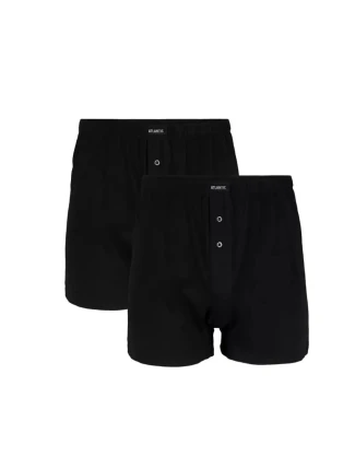 Pánské trenýrky 2 pack 003 black - Atlantic Pánské trenýrky 2 pack 003 black - Atlantic