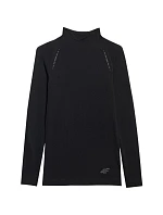 Dámské tričko s dlouhým rukávem 4F F419 deep black 4FWAW25TFLOF419 20S