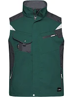 Daiber JN 822 Pracovní vesta - Strong 02.0822 dark green/black