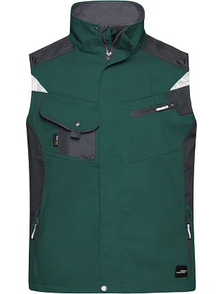 Daiber JN 822 Pracovní vesta - Strong 02.0822 dark green/black