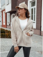 Dámská bunda z alpaky KATHERINE beige FashionStreet TY4540