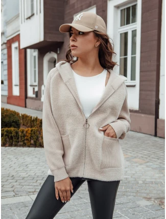 Dámská bunda z alpaky KATHERINE beige FashionStreet TY4540