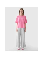Dámské tričko oversize s potiskem 4F 4FRAW24TTSHF2582-54S