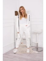 Hřejivá souprava s dlouhou mikinou ecru Hřejivá souprava s dlouhou mikinou ecru