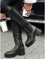 FERRINI dámské dlouhé zelené boty FashionStreet ZY0534 FERRINI dámské dlouhé zelené boty FashionStreet ZY0534