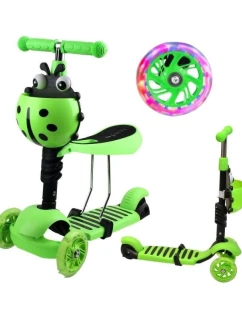 BALANCE SCOOTER 3V1 ENERO LADYBIRD GREEN