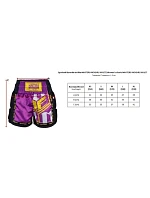 Dámské krátké šortky MASTERS KICKGIRL VIOLET