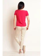 Dámská halenka M098 Tmavě růžová - Infinite You Dámská halenka M098 Tmavě růžová - Infinite You