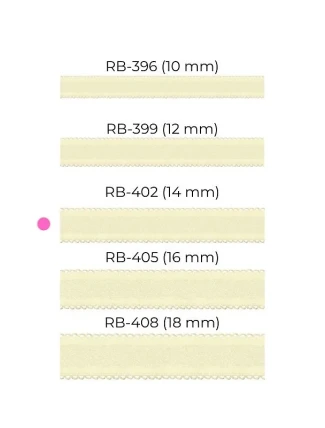 Dámská ramínka RB 399 12 mm smetanové - Julimex Dámská ramínka RB 399 12 mm smetanové - Julimex