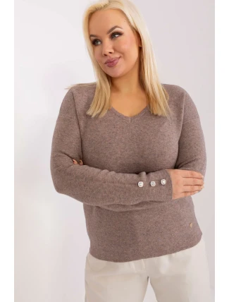 Svetr plus size model 190085 Factory Price Svetr plus size model 190085 Factory Price