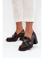 Polobotky na podpatku  model 217841 Step in style