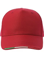 Atlantis Headwear Recy Five Italia 5 panelová kšiltovka 33.0281 red