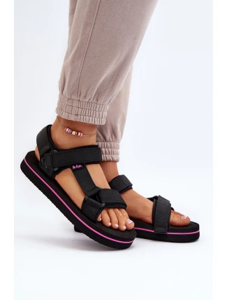 Dámské sandály na platformě Lee Cooper LCW-24-05-2751L Černé