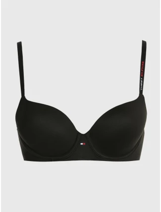 Dámská podprsenka ULTRA SOFT DEMI-CUP BRA UW0UW03159BDS černá - Tommy Hilfiger Dámská podprsenka ULTRA SOFT DEMI-CUP BRA UW0UW03159BDS černá - Tommy Hilfiger