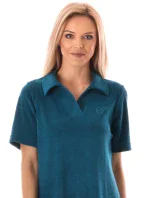 Dámské šaty Bari s límečkem deep lagoon - Vestis