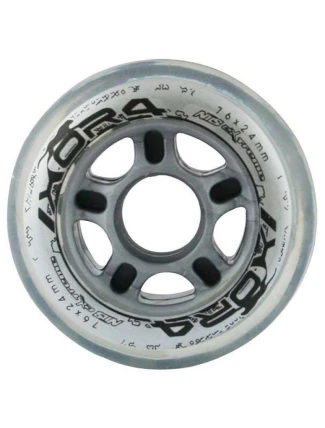 PU 76x24 82A Průhledná kolečka (4 ks) NILS EXTREME