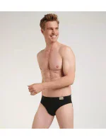 Pánské slipy GO Natural Brief C2P - BLACK - černé 0004 - SLOGGI